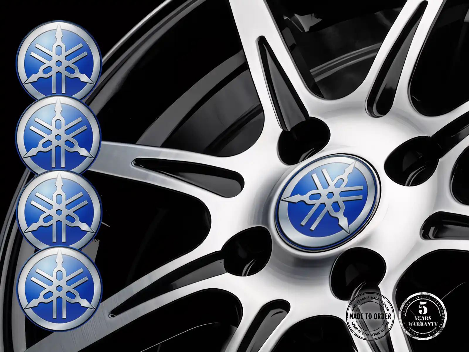 Yamaha Felgenaufkleber Autos Hochwertige Embleme